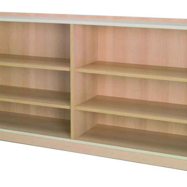 armrio aberto com 2 prateleiras de cada lado 3102